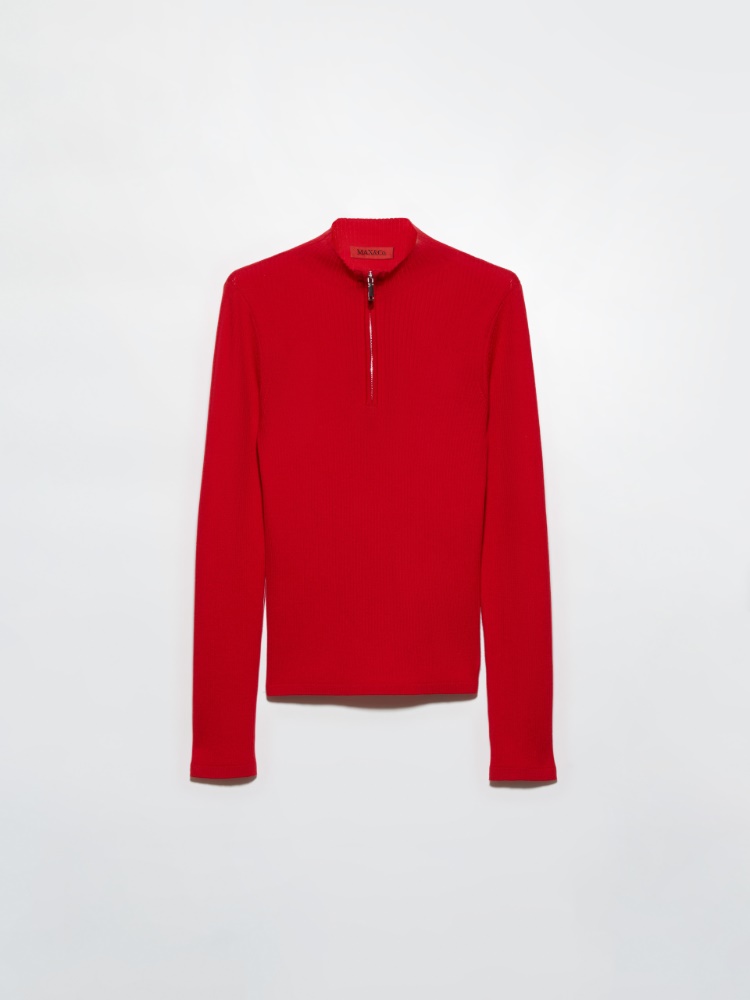 Pure merino wool jumper - RED - MAX&Co.