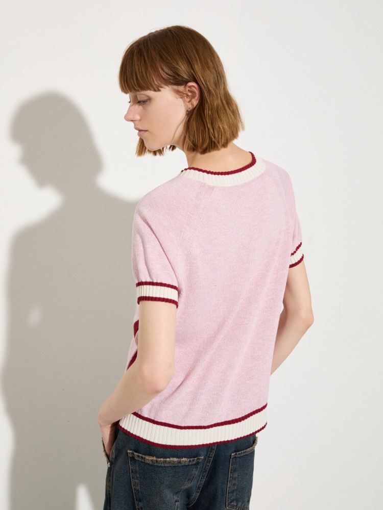 Mouliné-knit T-shirt - MAX&Co. - 2