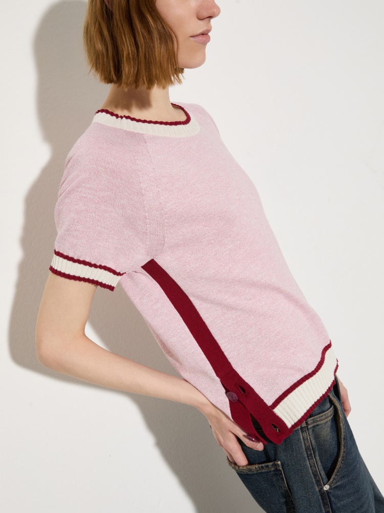 Mouliné-knit T-shirt - MAX&Co. - 3