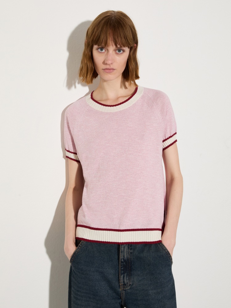 Mouliné-knit T-shirt - MAX&Co.