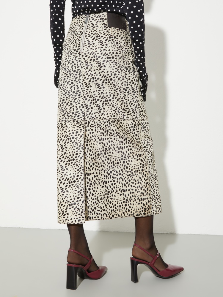 Spotted calf hair midi skirt - MAX&Co. - 2