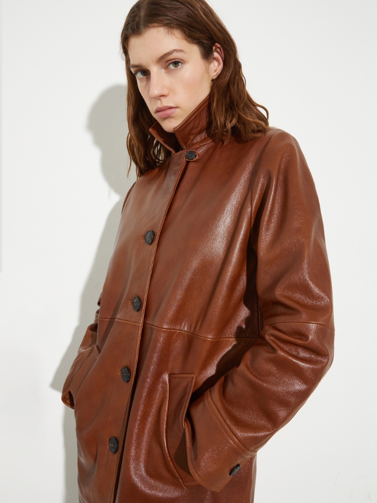Cappotto in pelle lucida - MAX&Co. - 3