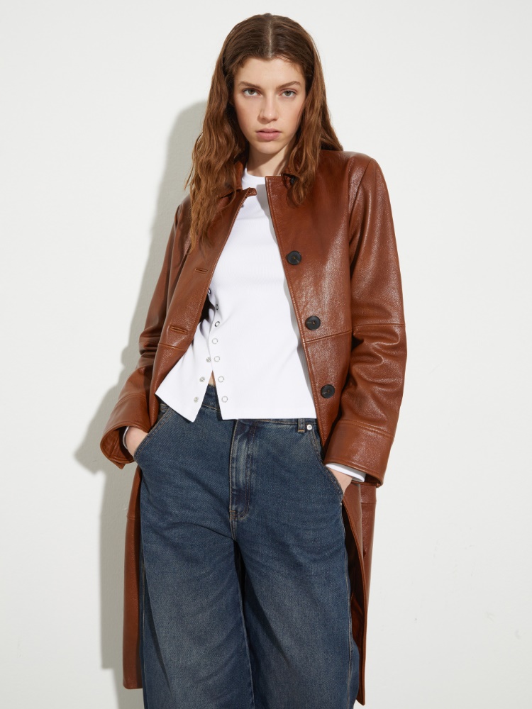 Cappotto in pelle lucida - MAX&Co.