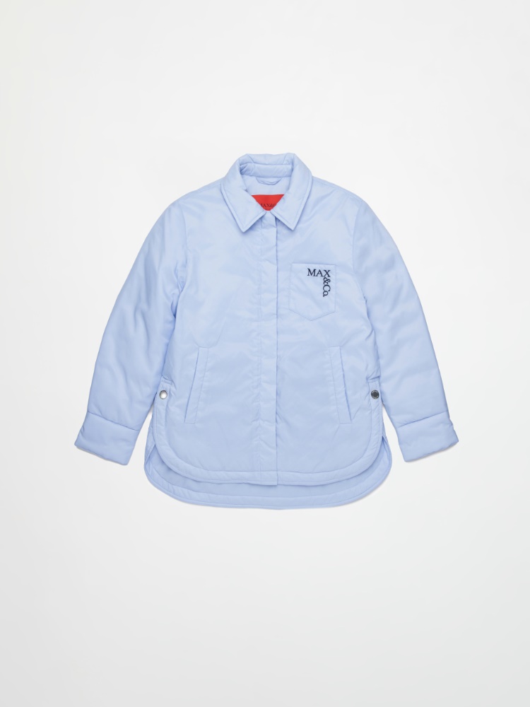 Chaqueta acolchada con logo estampado KID - LIGHT BLUE - MAX&Co.
