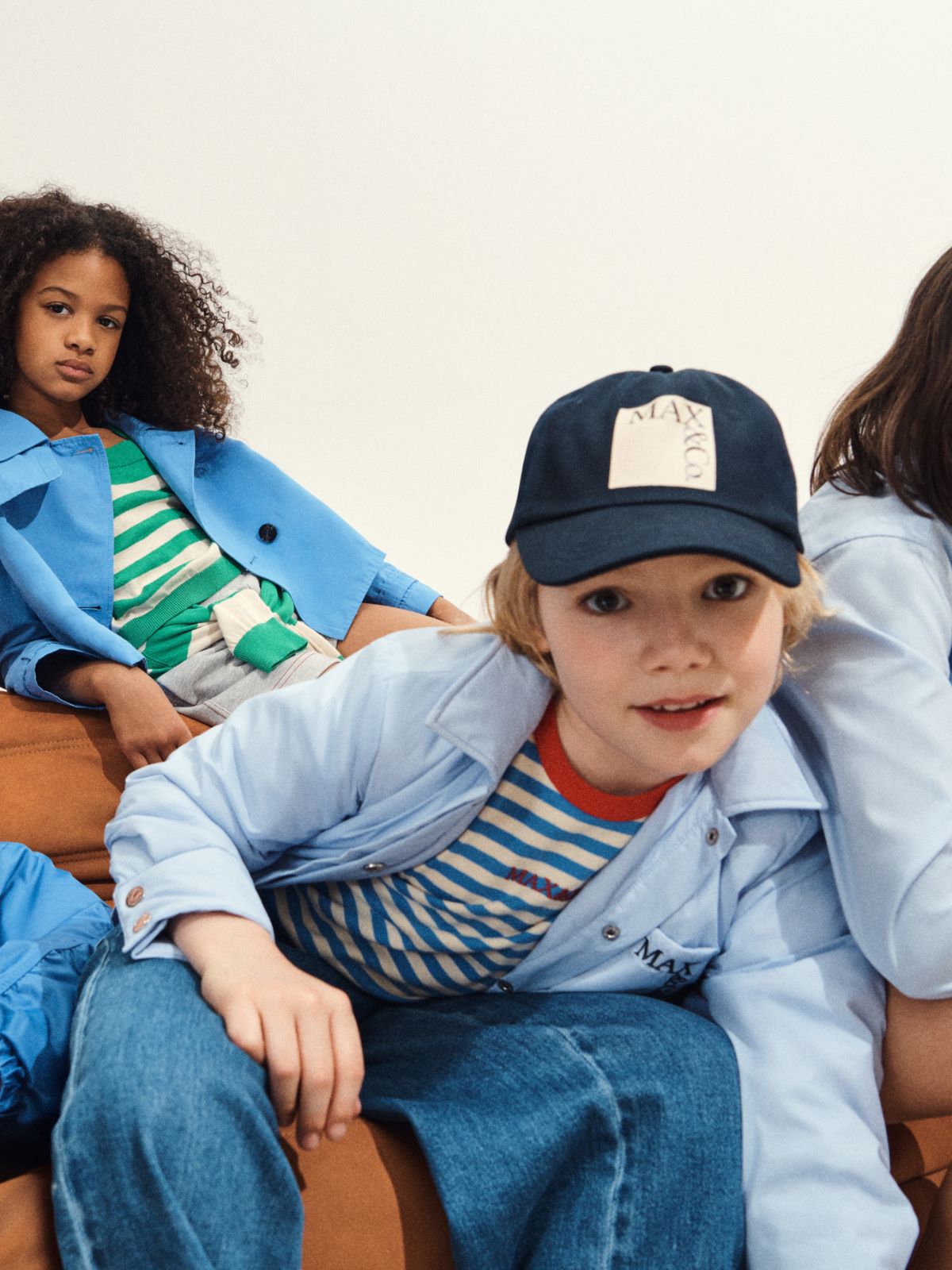 Chaqueta acolchada con logo estampado KID - LIGHT BLUE - MAX&Co. - 4