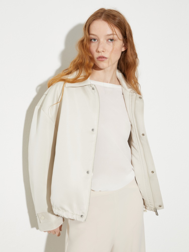 Duchesse satin bomber jacket - MAX&Co.