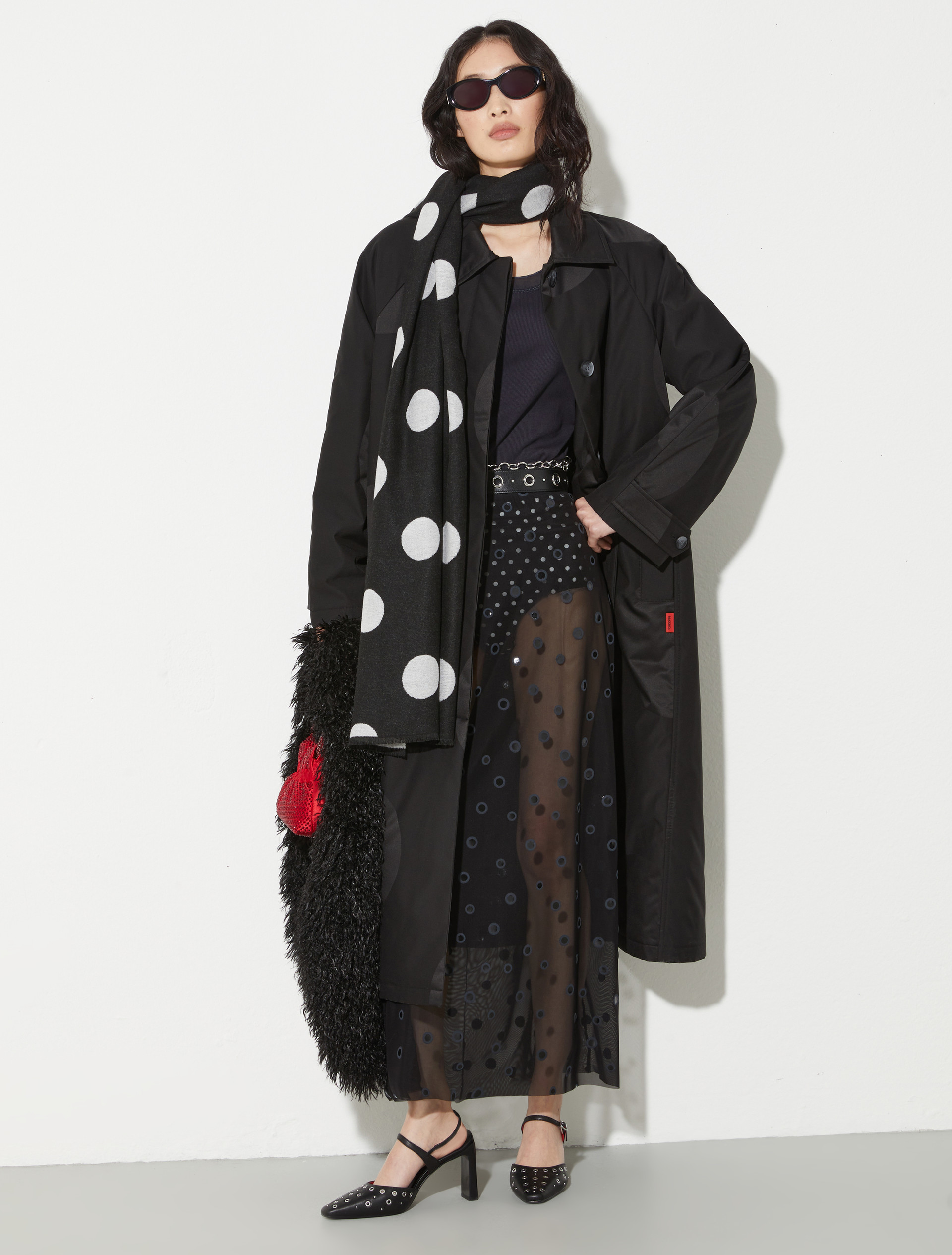 Jacquard padded coat - BLACK - MAX&Co. - 4