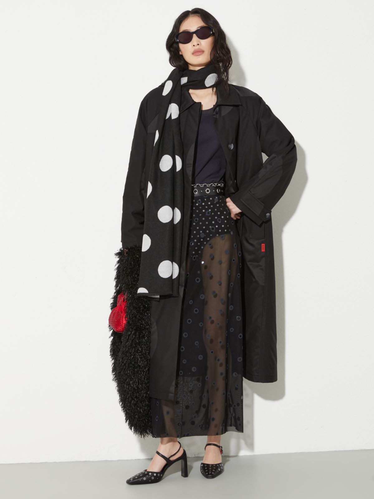 Jacquard padded coat - BLACK - MAX&Co. - 4