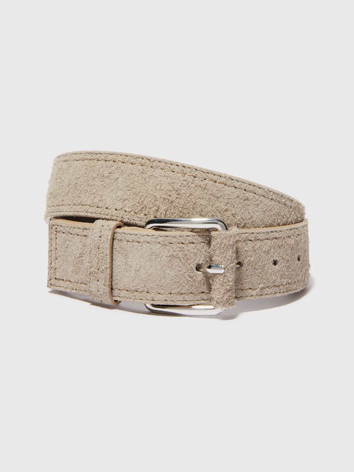 Suede belt, turtledove | MAX&Co. Suede belt - TURTLEDOVE - MAX&Co.