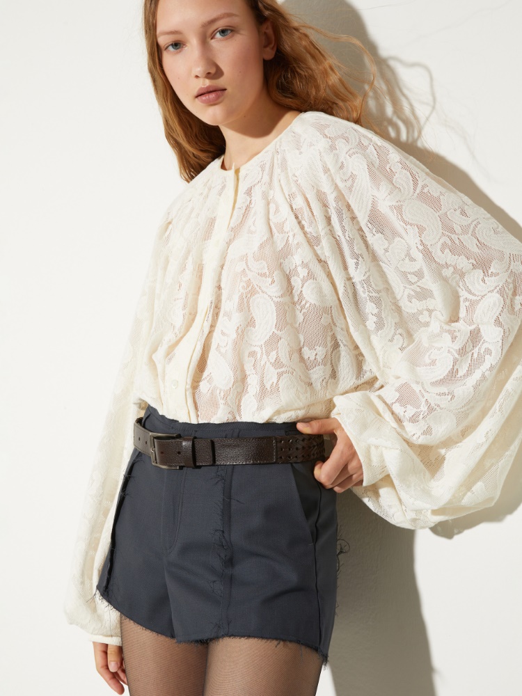 Ceinture en cuir perforé - MAX&Co. - 3