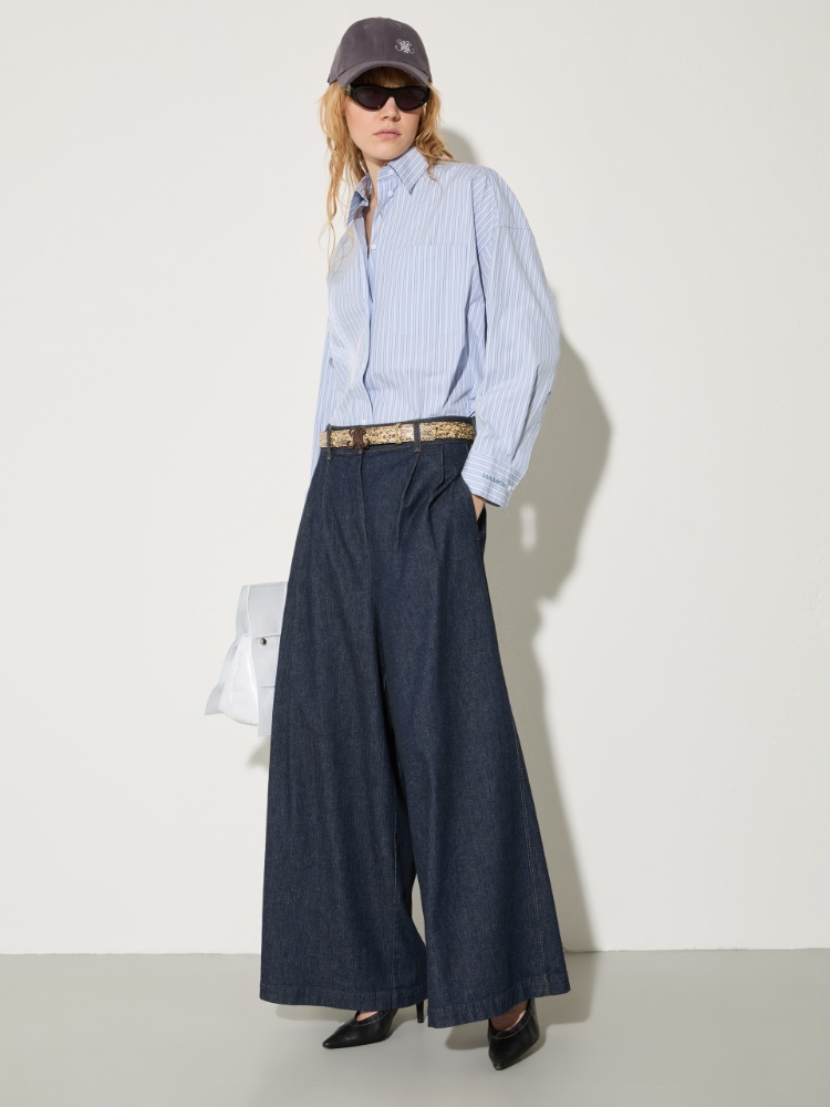 Ceinture en cuir imprimé python avec emblème - MAX&Co. - 4