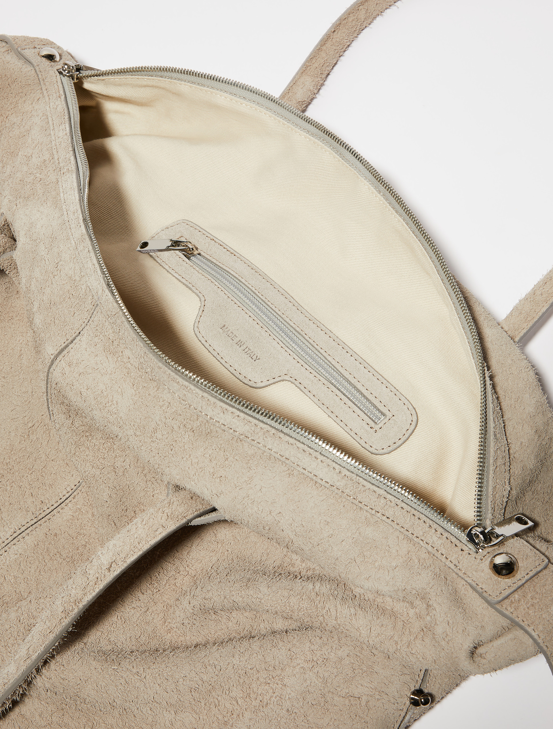 Suede tote bag - TURTLEDOVE - MAX&Co. - 4