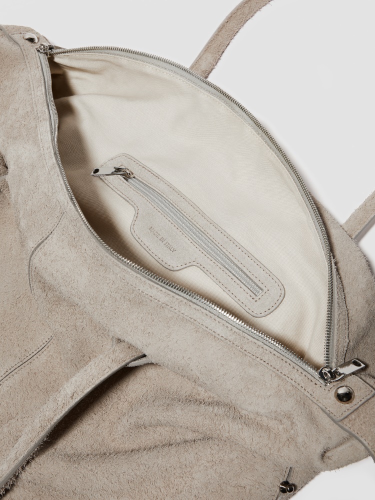 Suede tote bag - MAX&Co. - 4