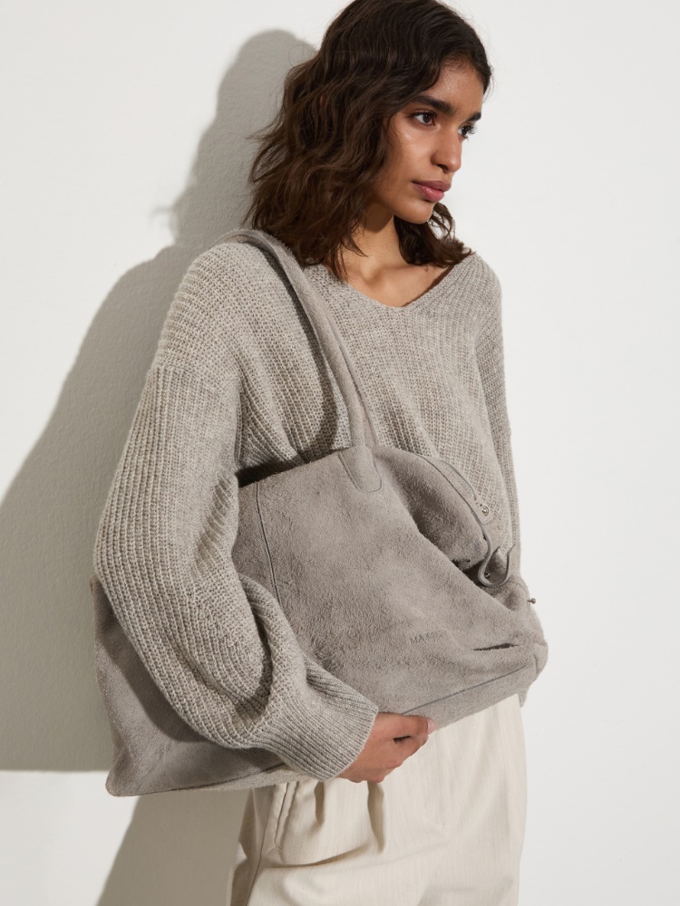 Suede tote bag - MAX&Co. - 5