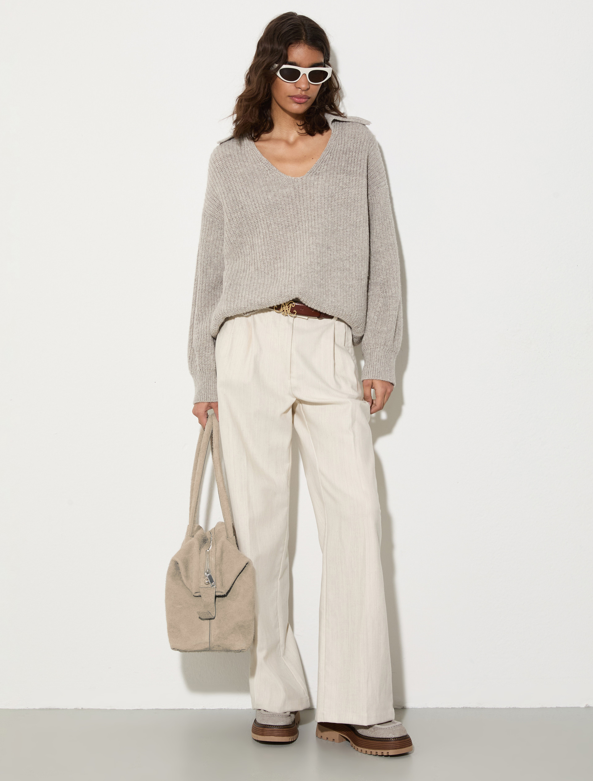 Suede tote bag - TURTLEDOVE - MAX&Co. - 6