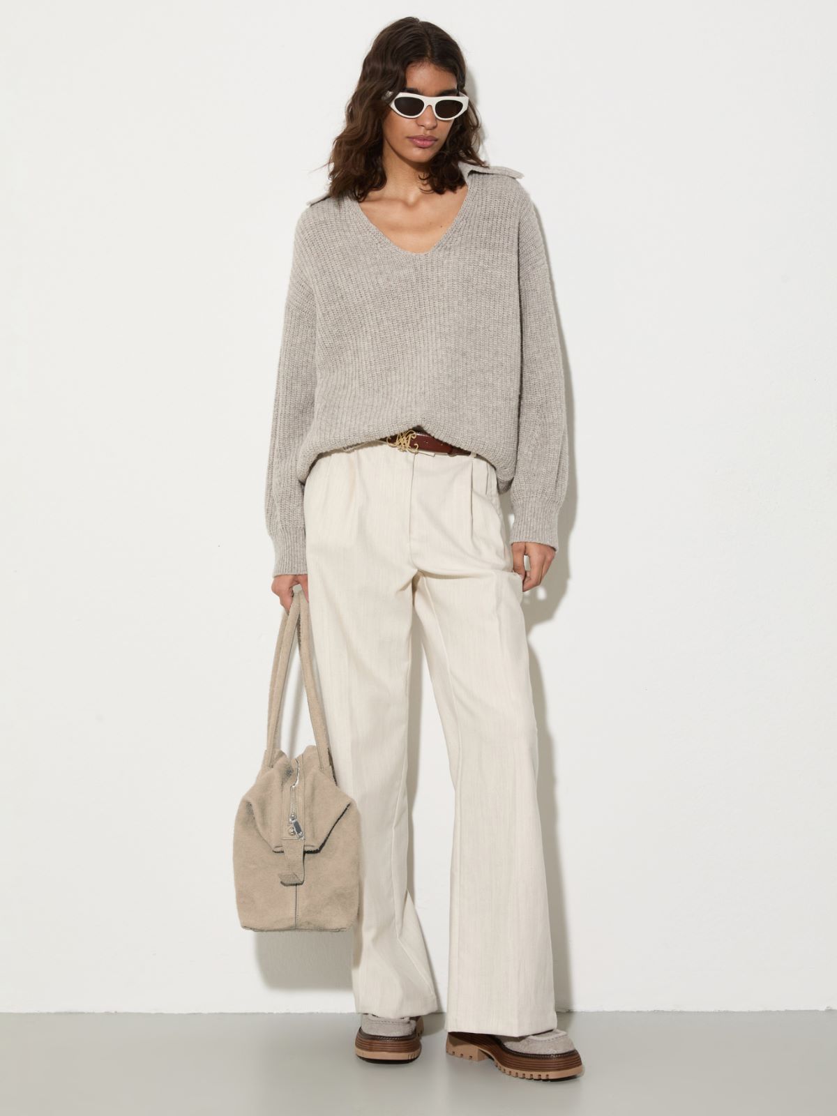 Suede tote bag - TURTLEDOVE - MAX&Co. - 6