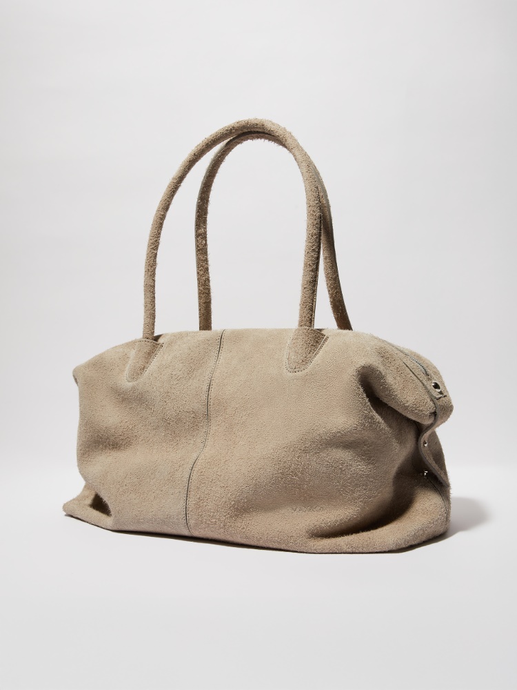 Suede tote bag - TURTLEDOVE - MAX&Co.