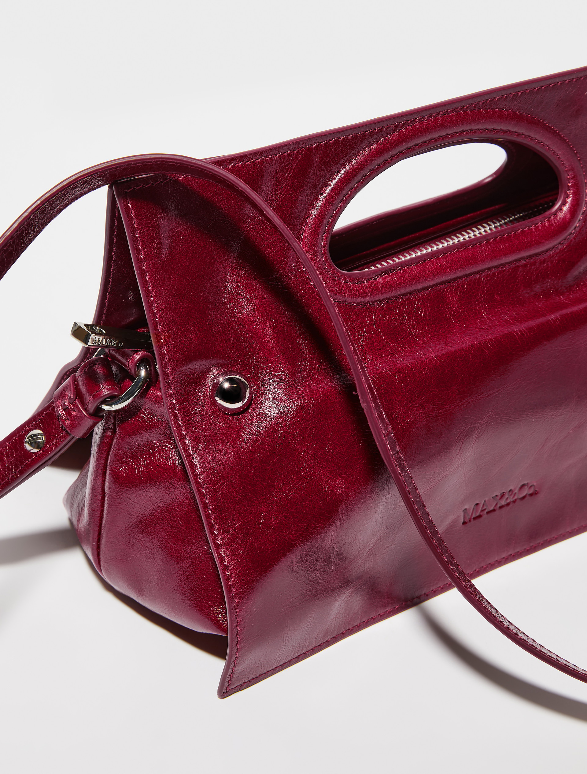 Bookbag glossy-leather bag - RUBY - MAX&Co. - 3