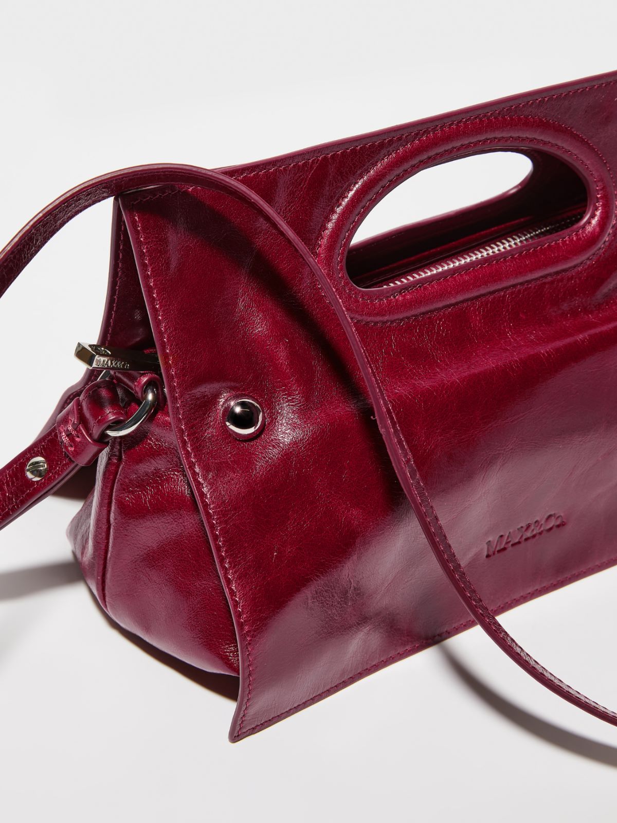 Bookbag glossy-leather bag - RUBY - MAX&Co. - 3