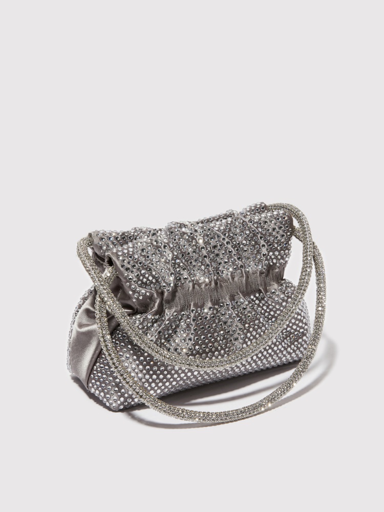Rhinestone-embellished satin bag - MAX&Co. - 2