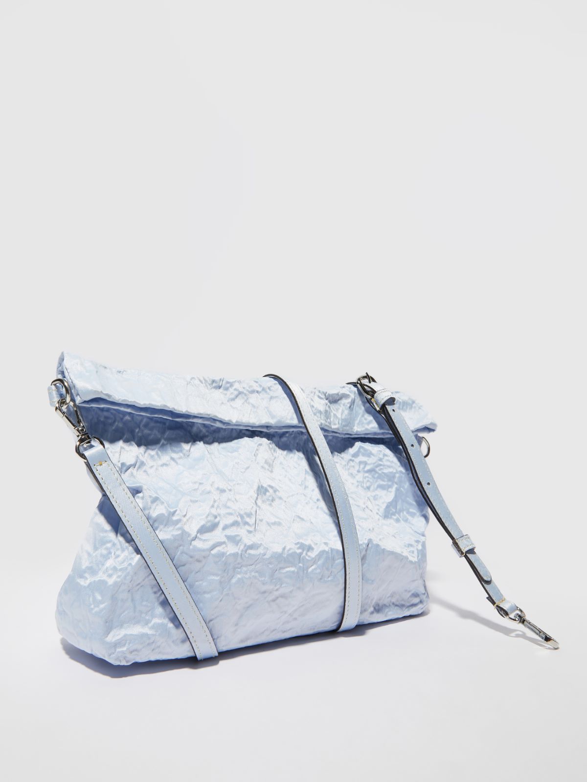 Mouldable satin bag - SKY-BLUE - MAX&Co. - 2