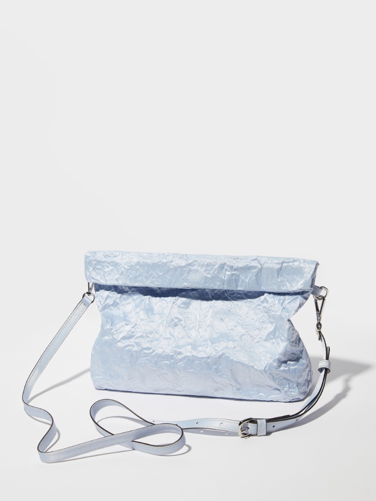 Mouldable satin bag - SKY-BLUE - MAX&Co.