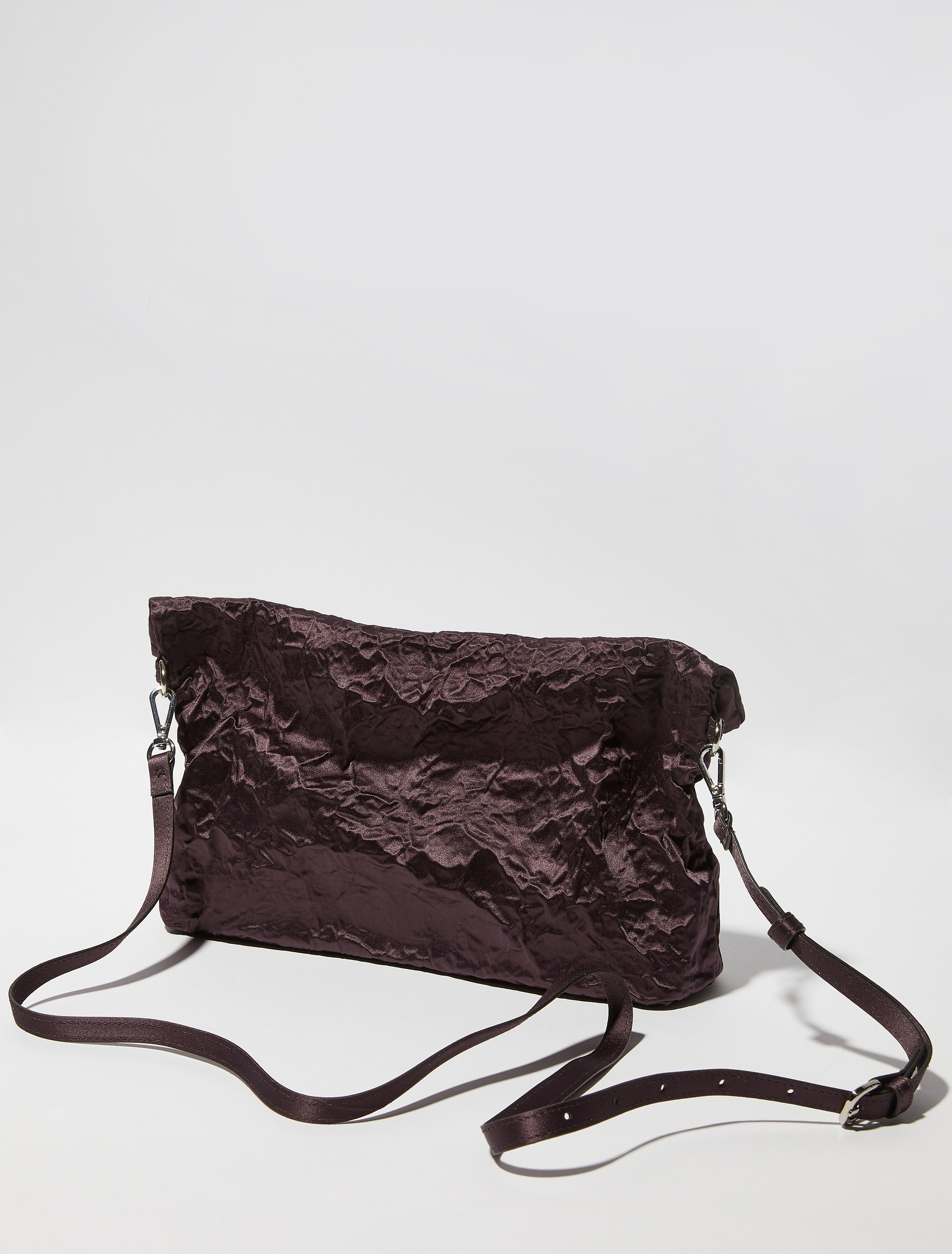 Mouldable satin bag - AUBERGINE - MAX&Co. - 2