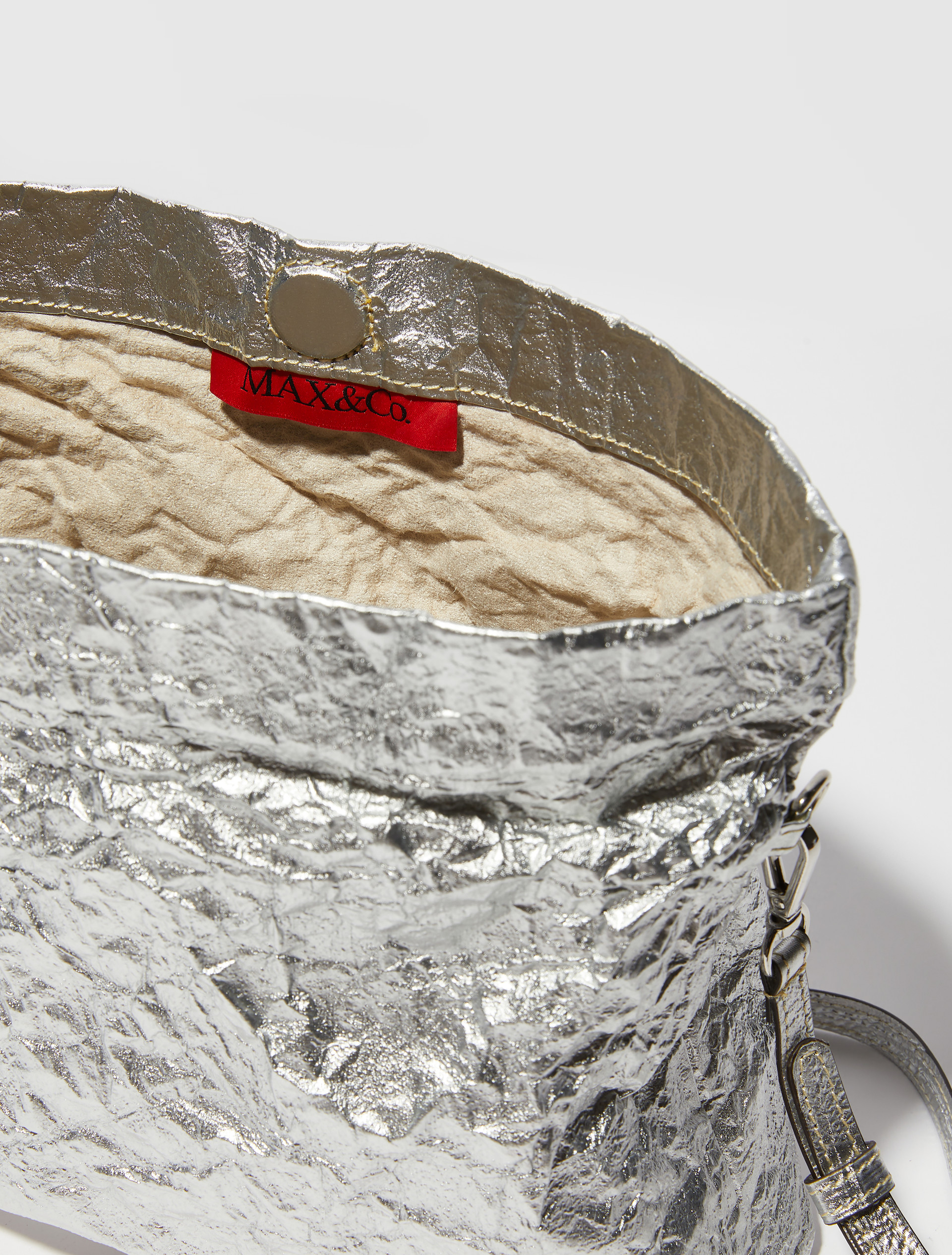 Mouldable laminated bag - SILVER - MAX&Co. - 4