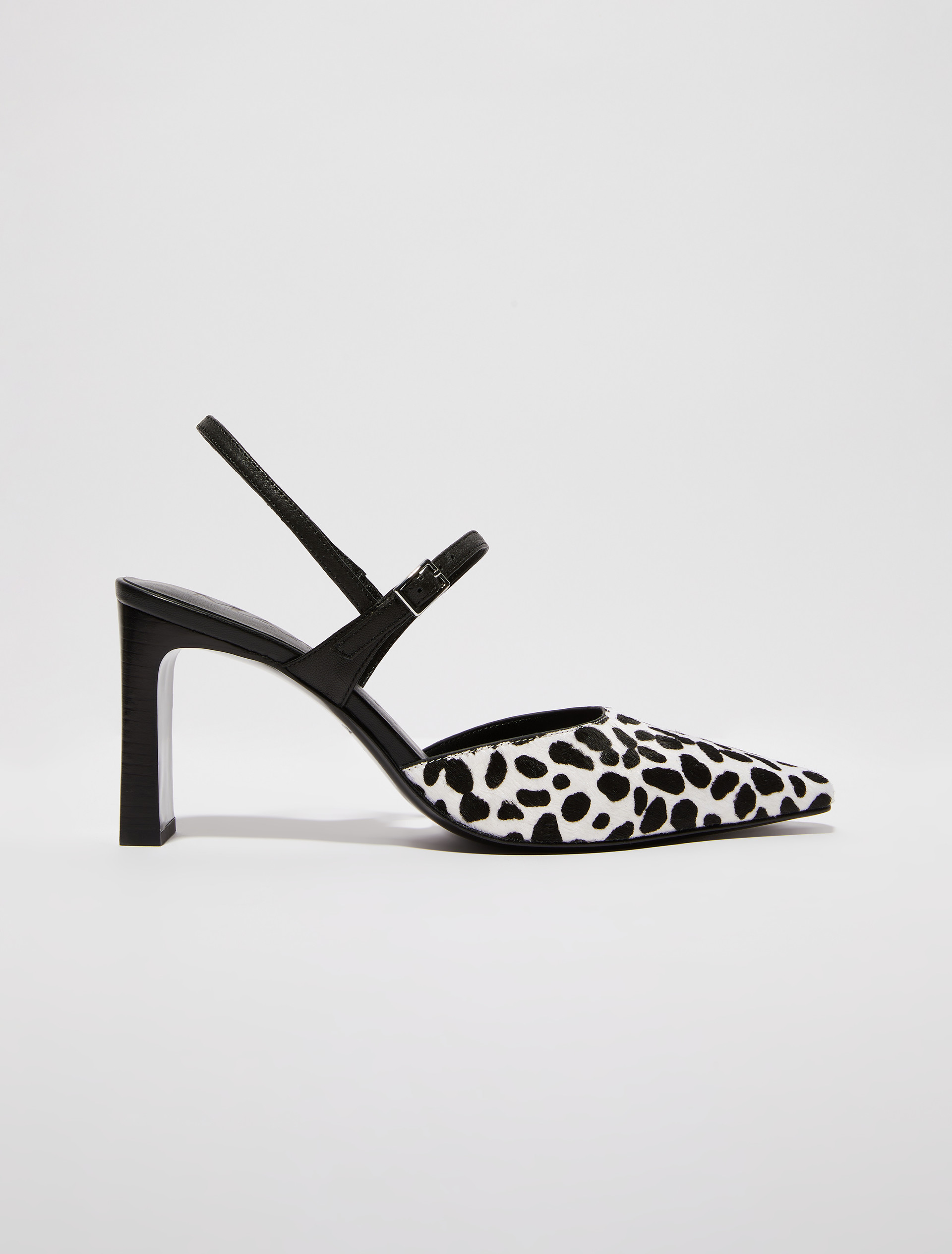 Dalmatian calf-hair pumps, white black | MAX&Co. Dalmatian calf-hair pumps - WHITE BLACK - MAX&Co. - 2