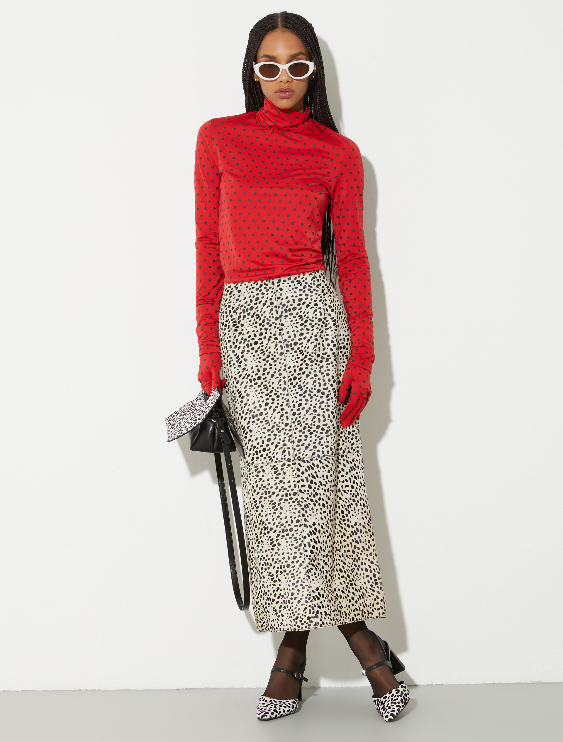 Dalmatian calf-hair pumps, white black | MAX&Co. Dalmatian calf-hair pumps - WHITE BLACK - MAX&Co. - 6