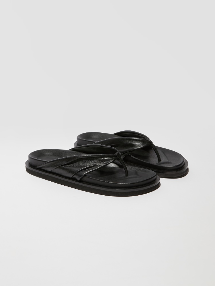 Nappa leather thong sandals - MAX&Co. - 2