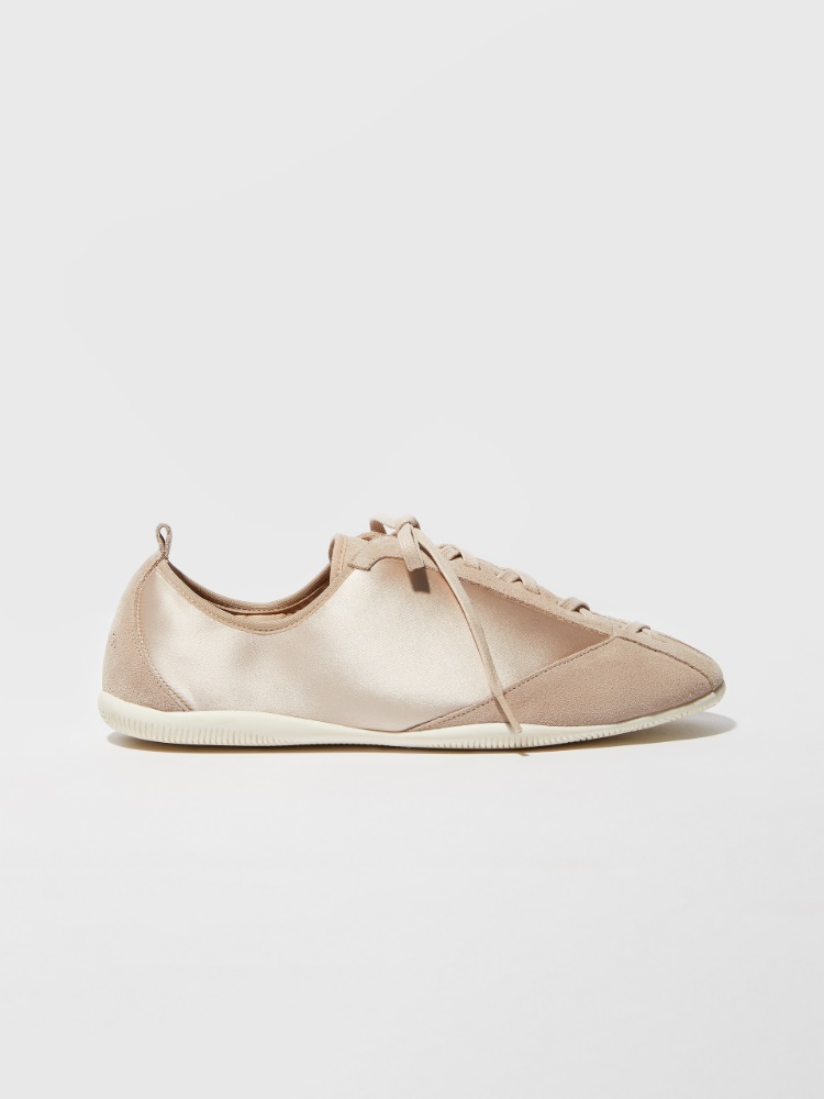 Satin and suede sneakers - NUDO - MAX&Co.