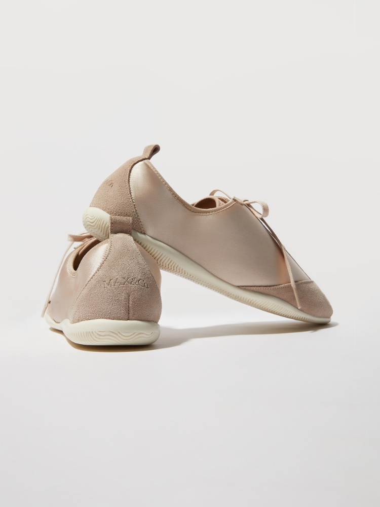 Satin and suede sneakers - MAX&Co. - 3