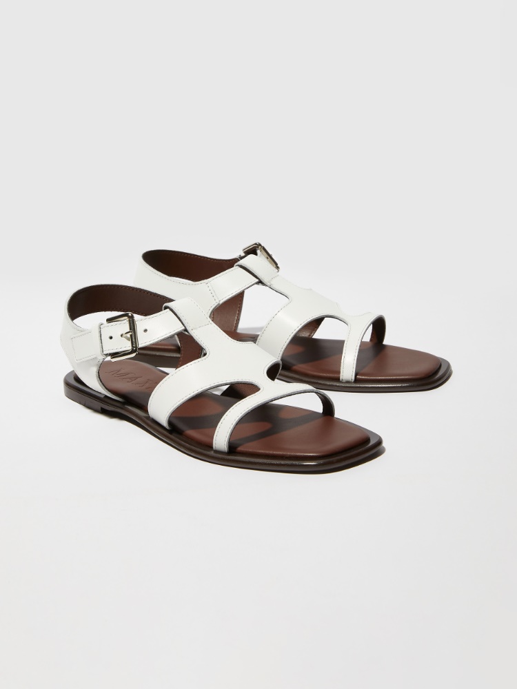 Flat leather sandals - MAX&Co. - 2