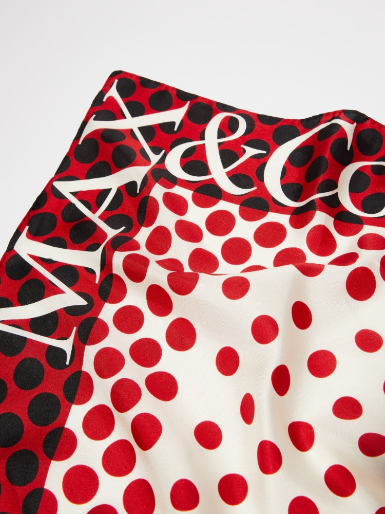 Silk twill scarf - MAX&Co. - 3