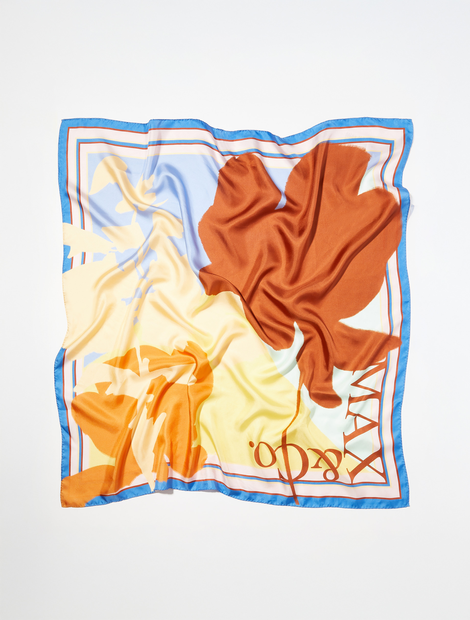 Floral silk-twill scarf - MULTICOLOUR - MAX&Co. - 2