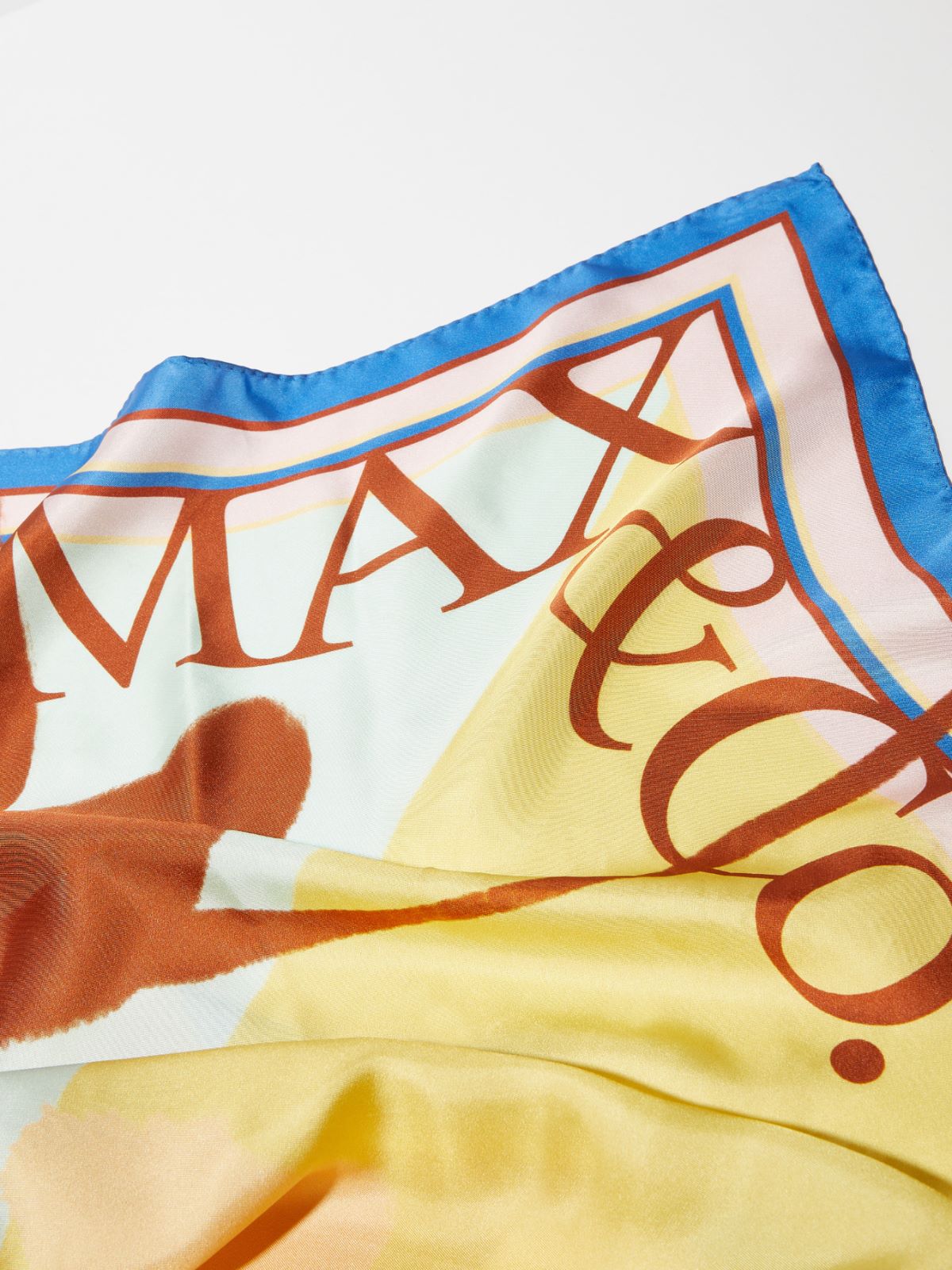Floral silk-twill scarf - MULTICOLOUR - MAX&Co. - 3