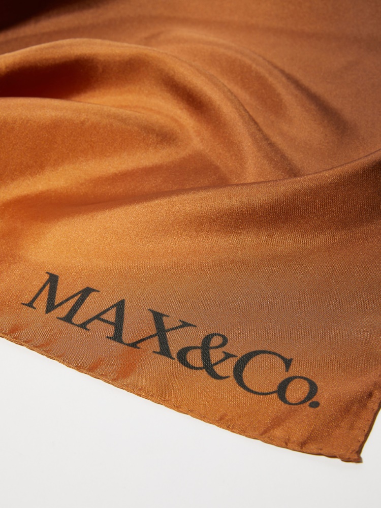 Maxi silk-twill scarf - MAX&Co. - 2