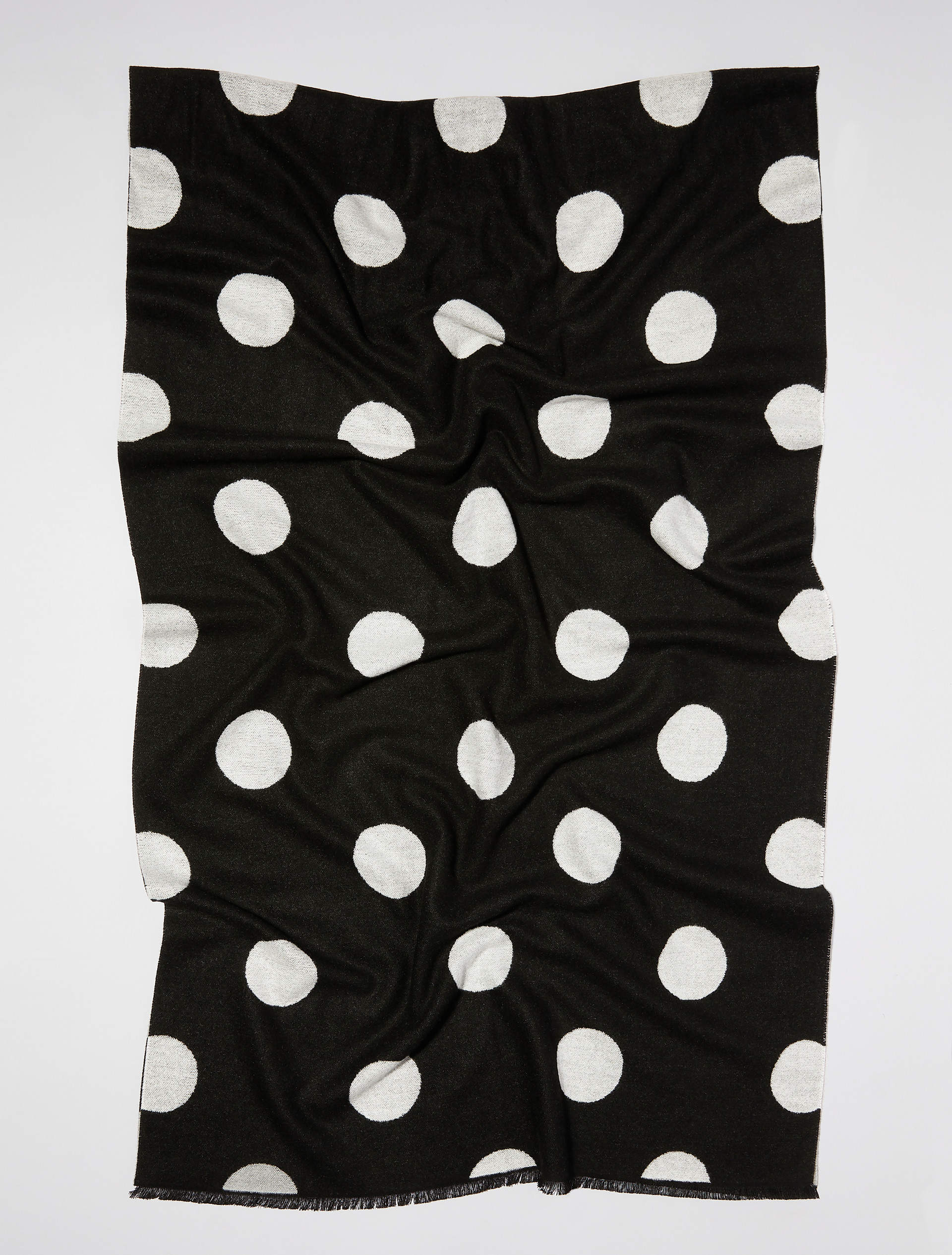 Jacquard stole - BLACK WHITE - MAX&Co. - 2