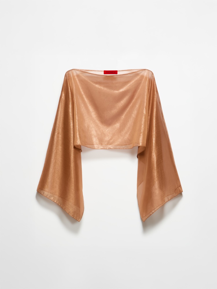 Laminated crepon shrug - MAX&Co. - 2