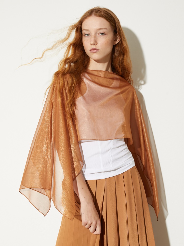 Laminated crepon shrug - MAX&Co.
