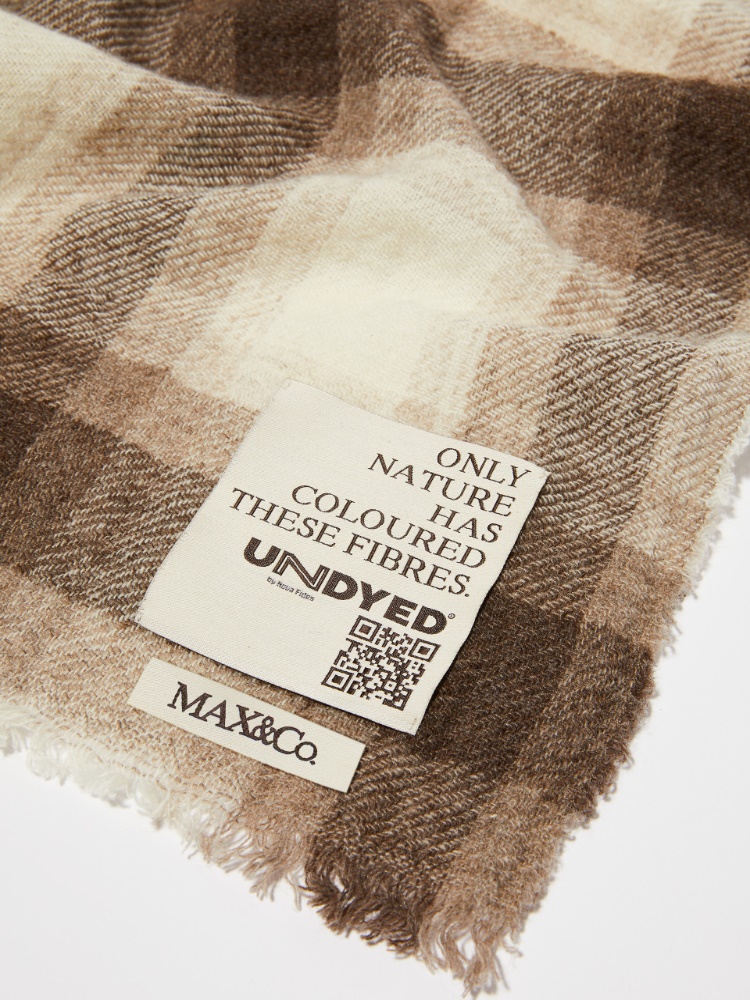 Undyed wool-blend stole - MAX&Co. - 3