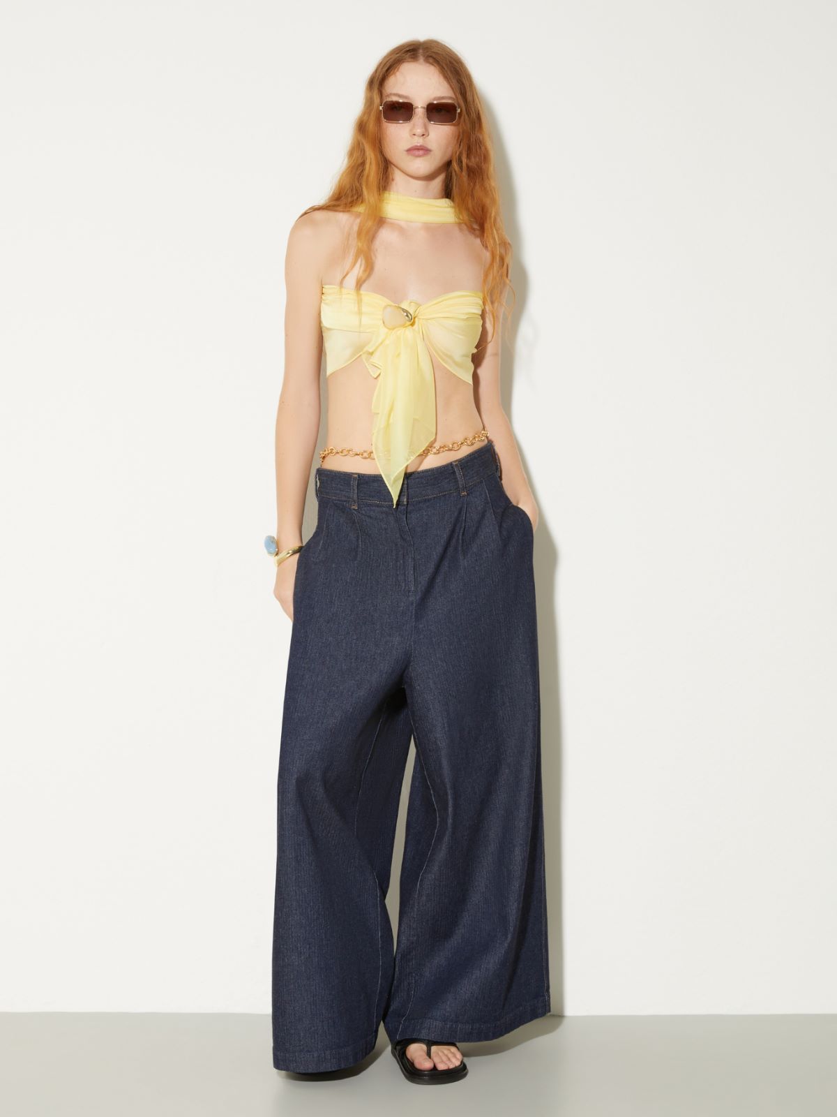 Crepon shrug - LEMON - MAX&Co. - 3