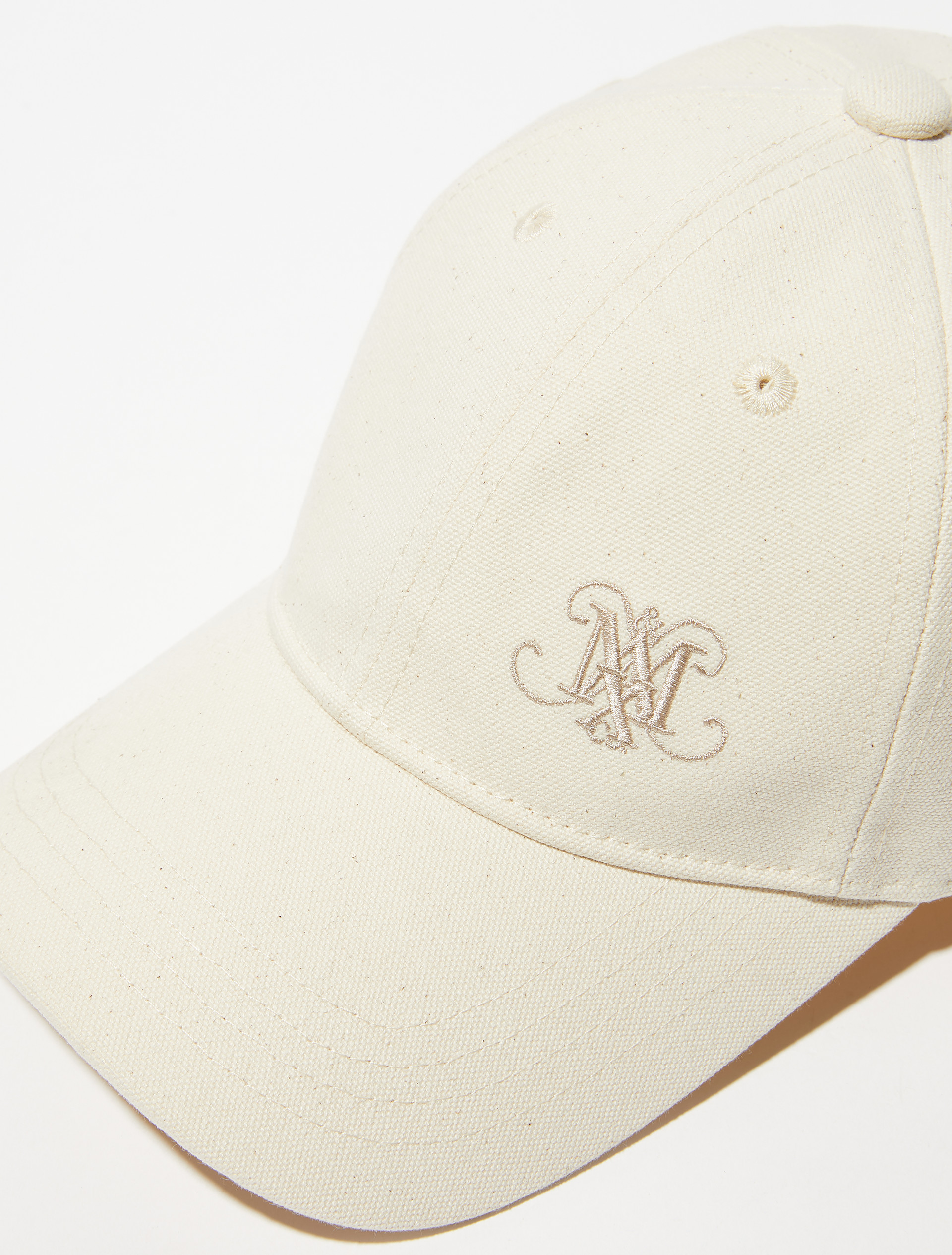Hemp and cotton baseball cap - WHITE - MAX&Co. - 2