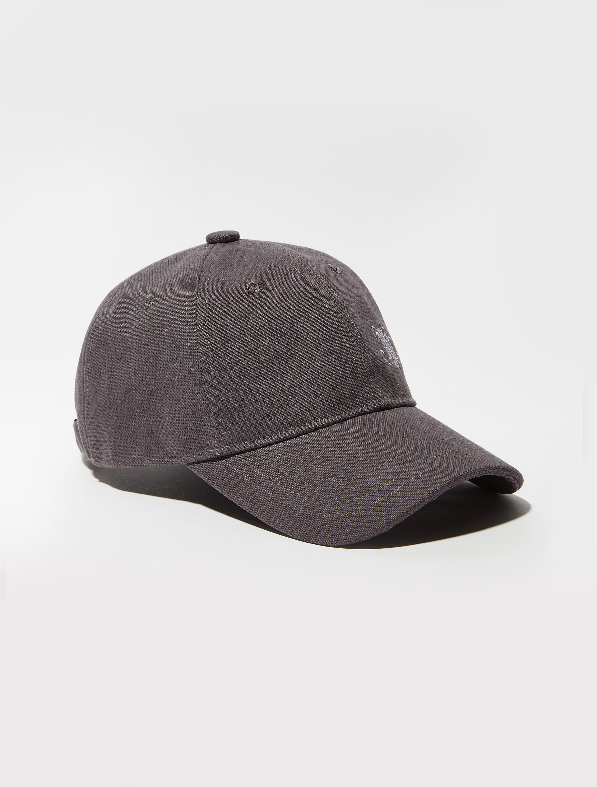 Hemp and cotton baseball cap - AUBERGINE - MAX&Co.