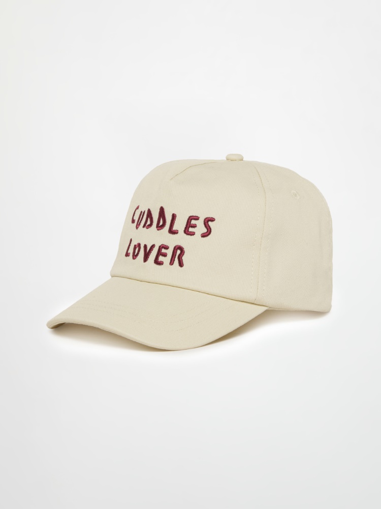 Gorra de béisbol con logo KID Gorra de béisbol con logo KID - WHITE - MAX&Co.