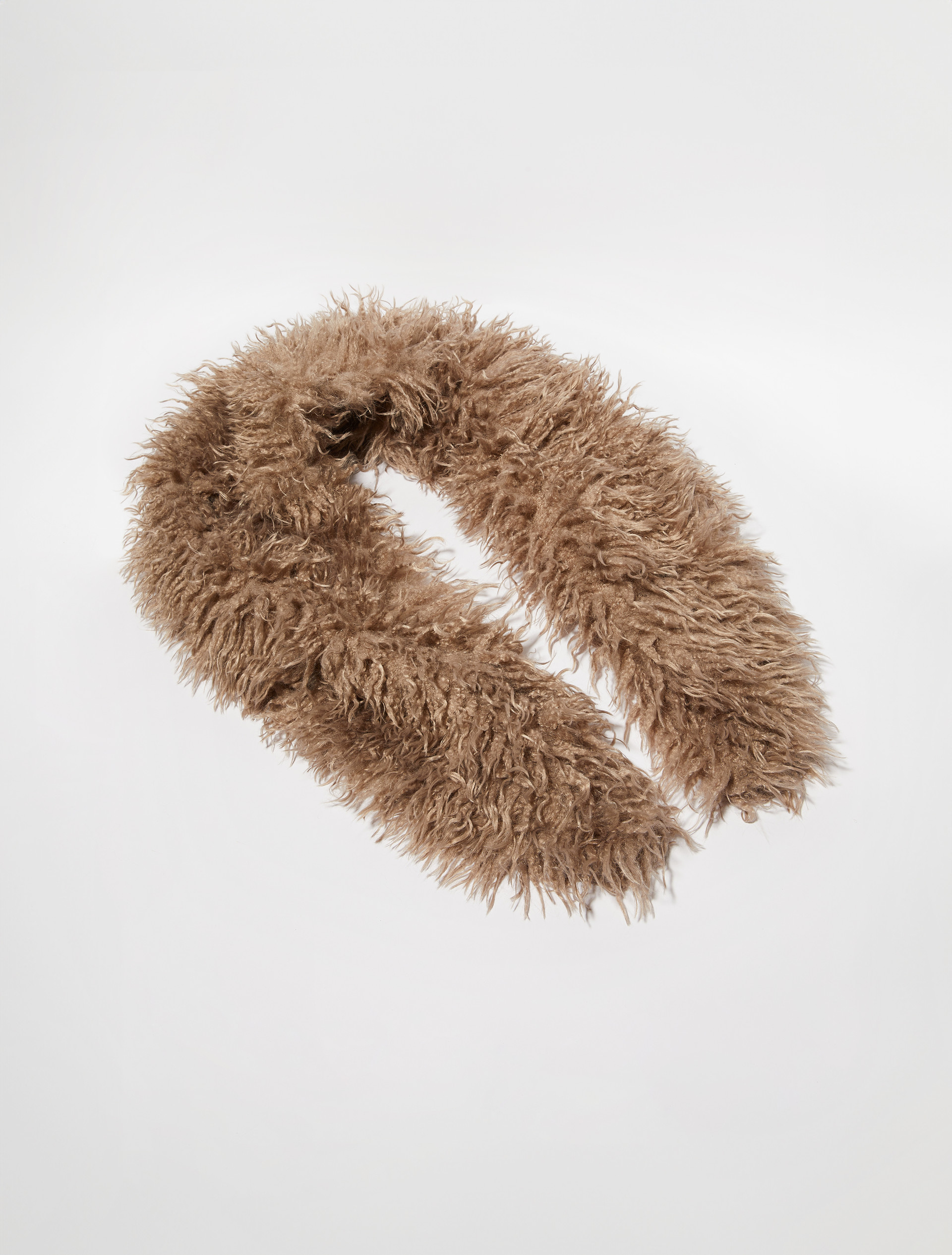 Étole en peluche frisée, gris tourterelle | MAX&Co. Étole en peluche frisée - GRIS TOURTERELLE - MAX&Co. - 2