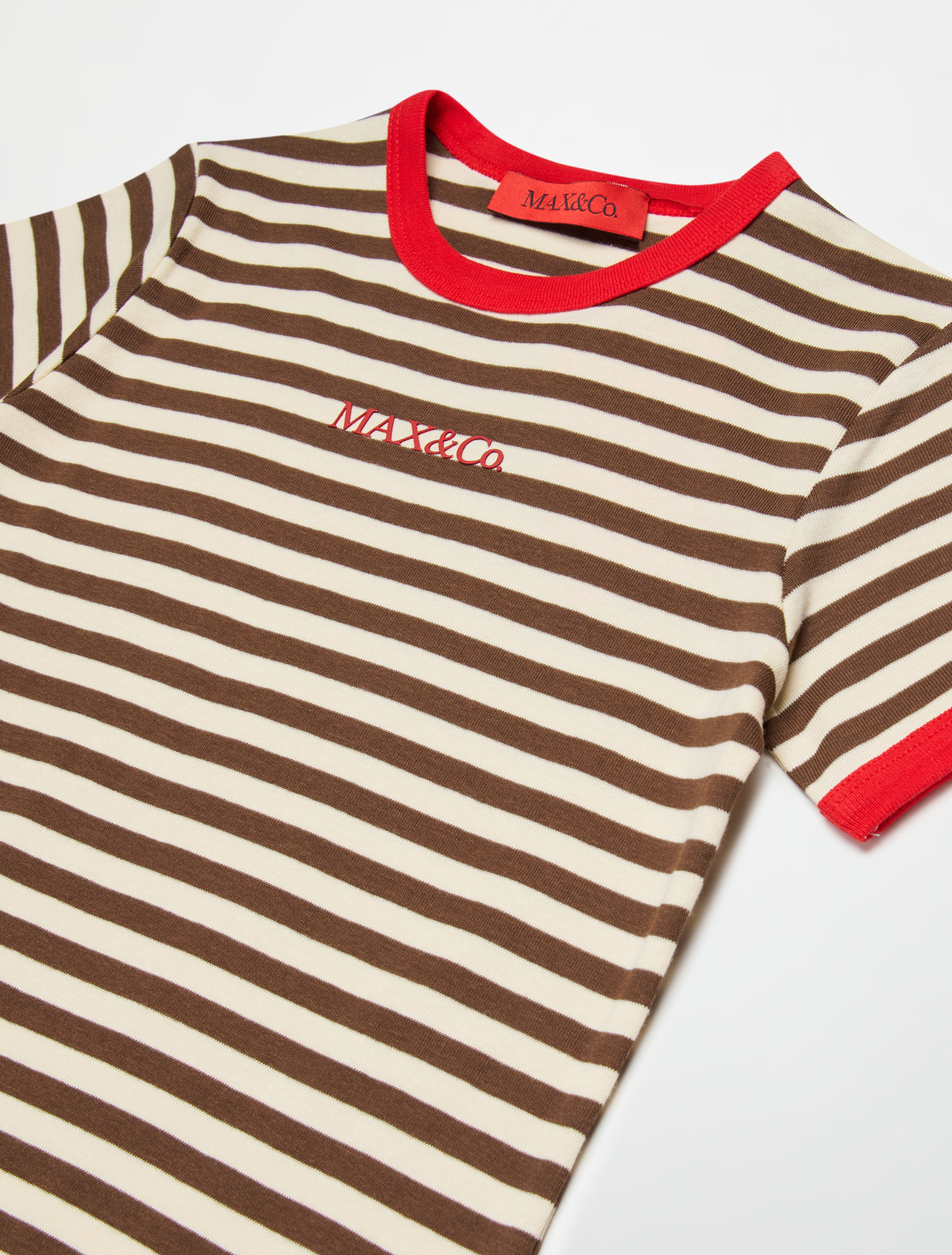 Robe à rayures avec logo KID - CACAO - MAX&Co.