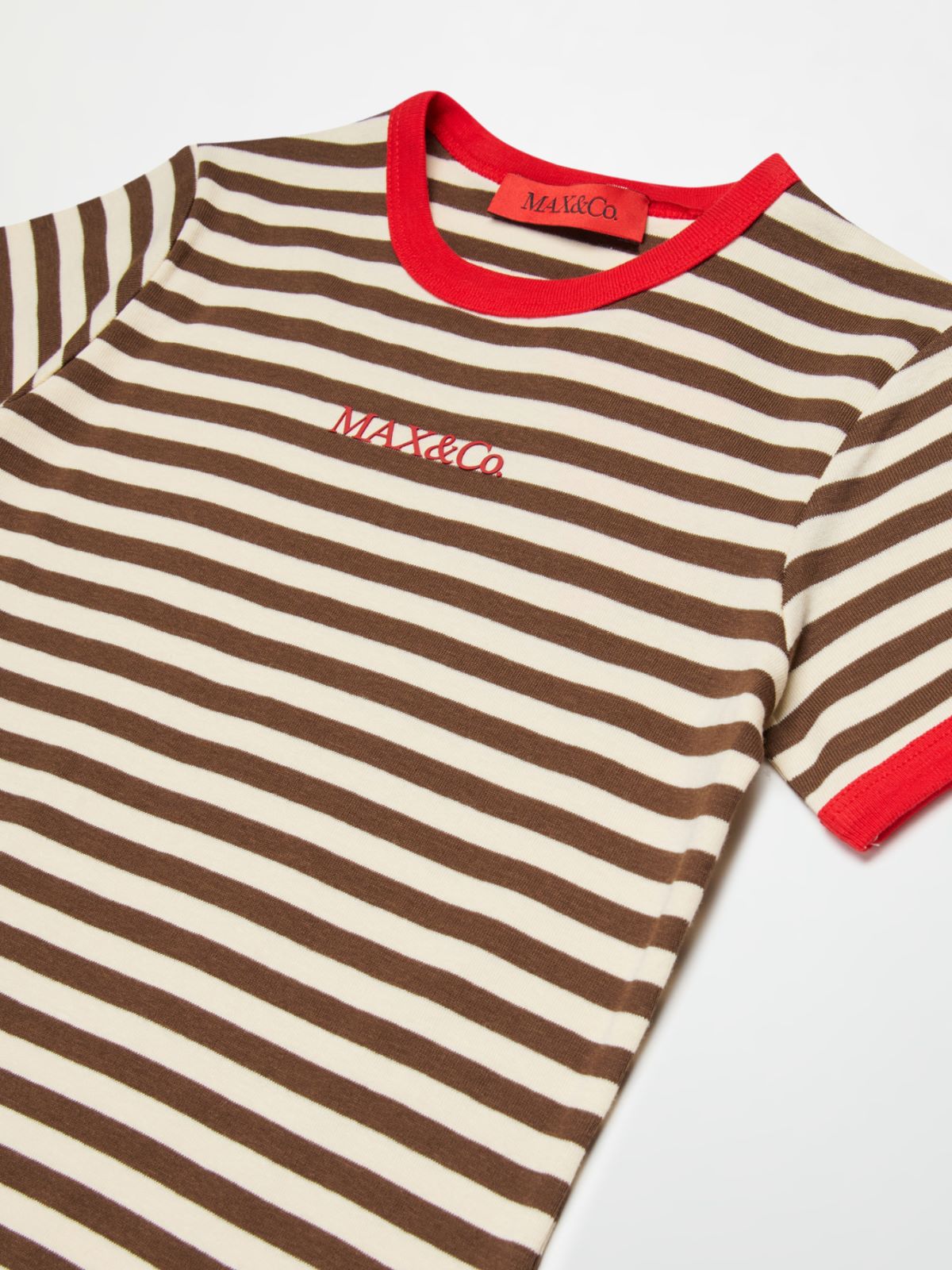 Robe à rayures avec logo KID - CACAO - MAX&Co.