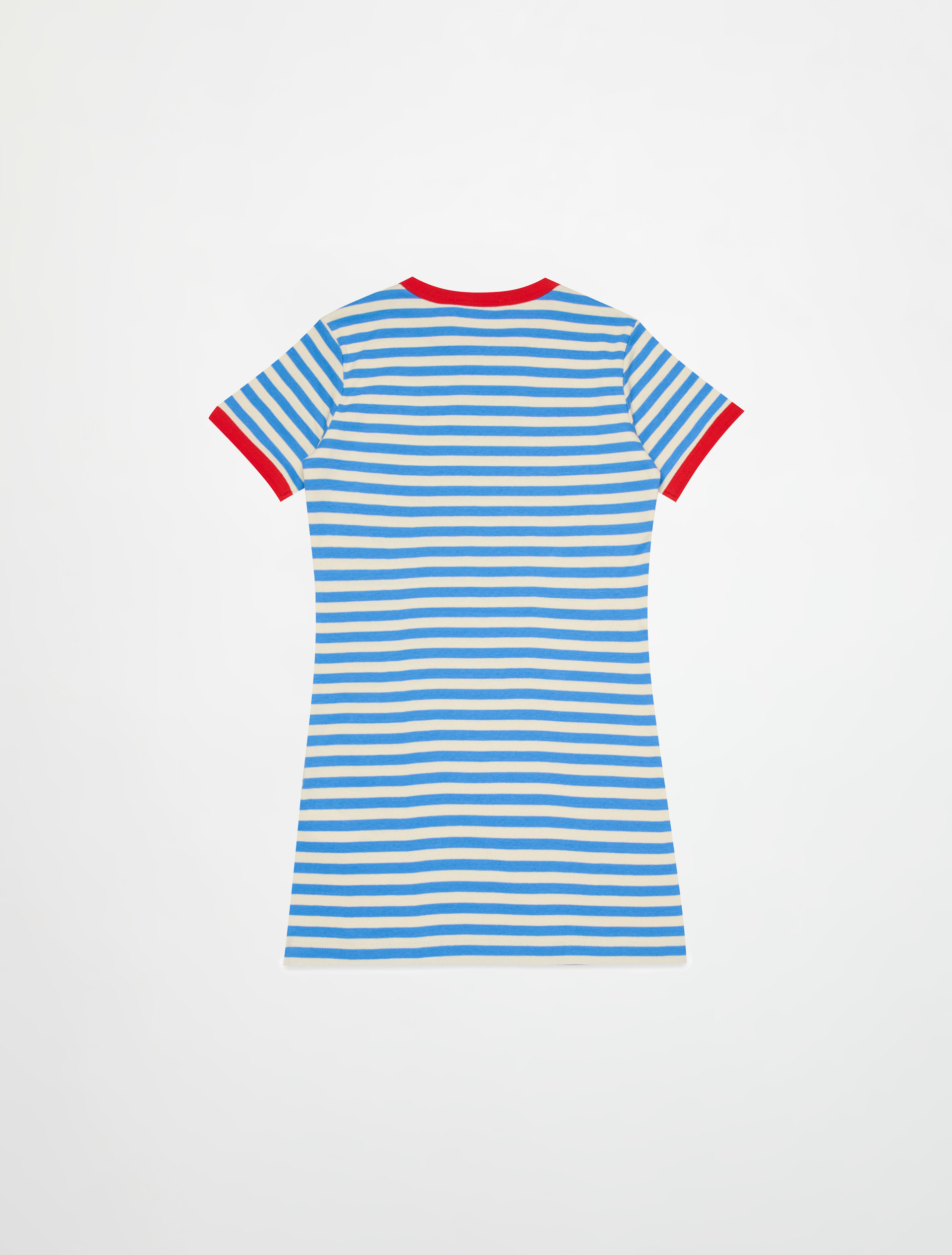 Robe à rayures avec logo KID - AZURE - MAX&Co. - 2